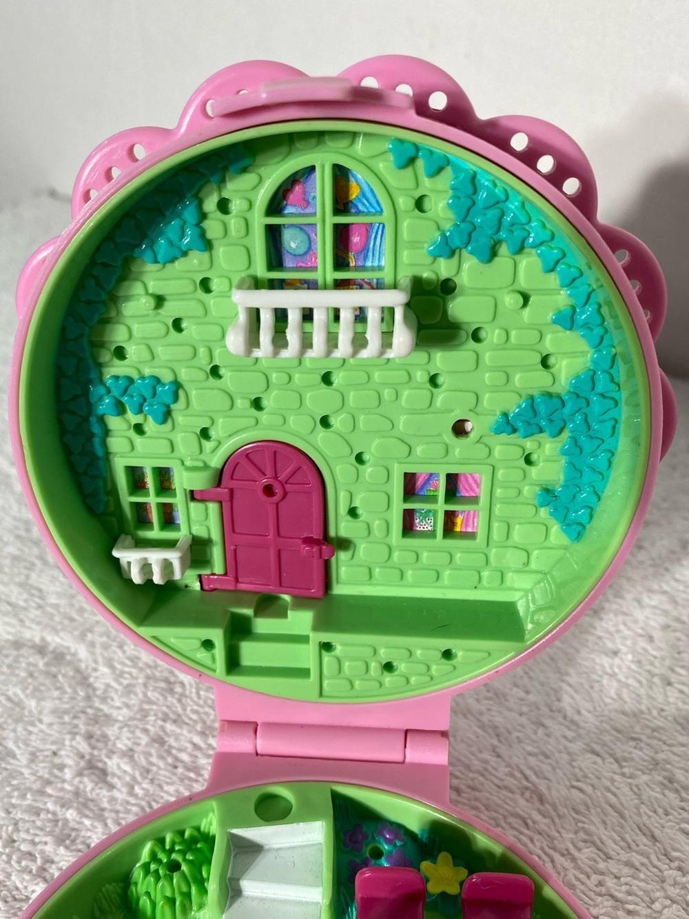 Vintage 1994 Polly Pocket Birthday Surprise Cake Compact ONLY Great Logo Hinge - Picture 9 of 16